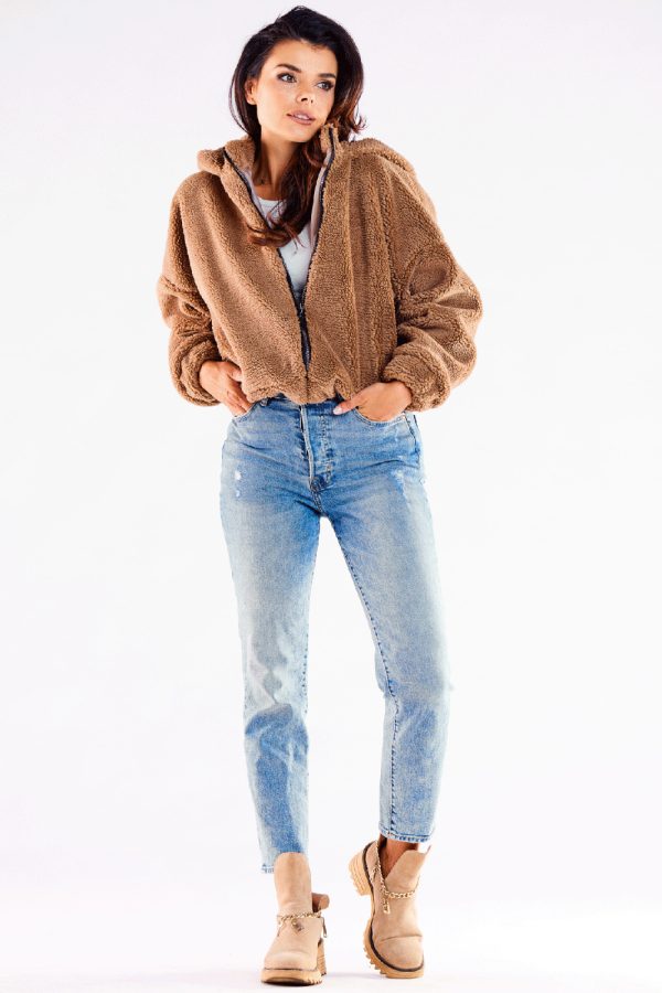 brown Jacket model 173898 awama