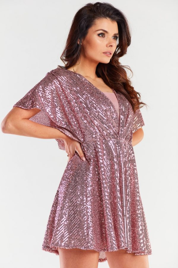 pink Evening dress model 174293 awama