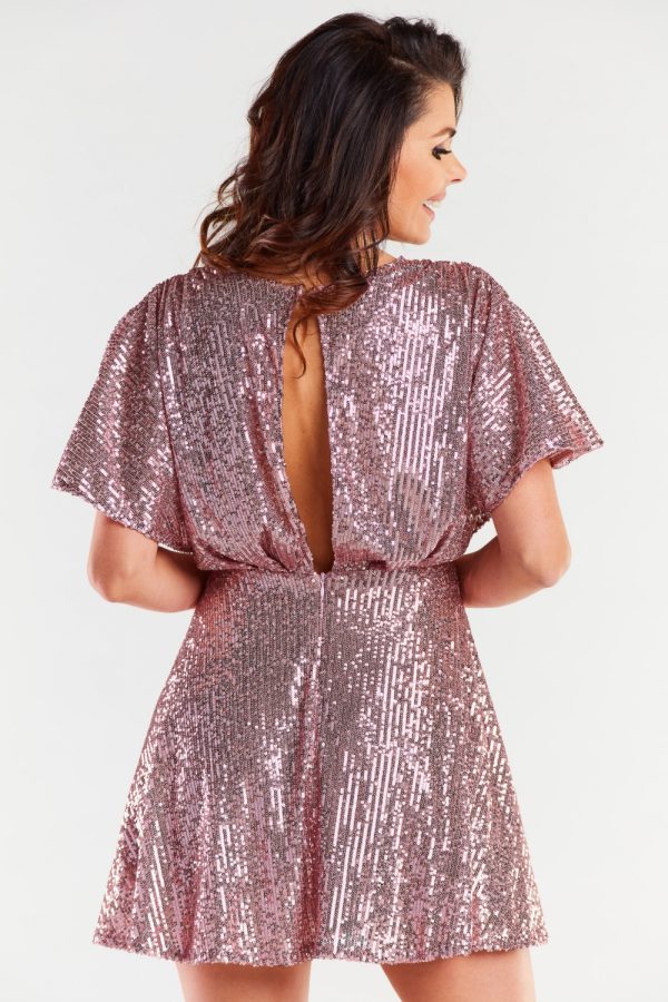 pink Evening dress model 174293 awama
