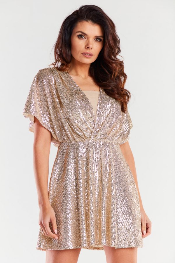 beige Evening dress model 174296 awama