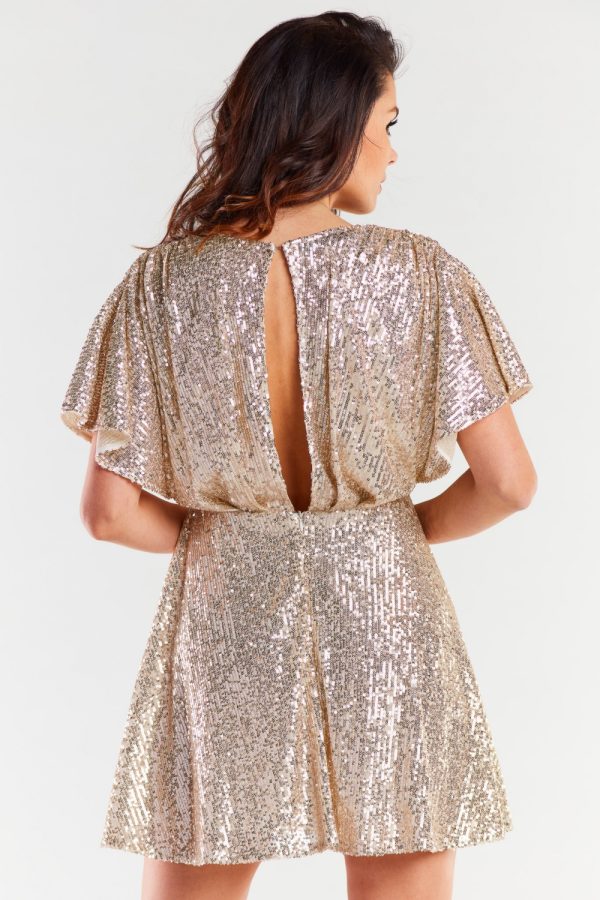beige Evening dress model 174296 awama