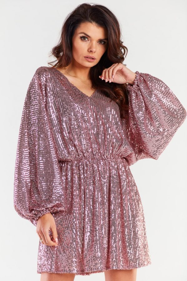 pink Evening dress model 174303 awama