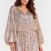 beige Evening dress model 174305 awama