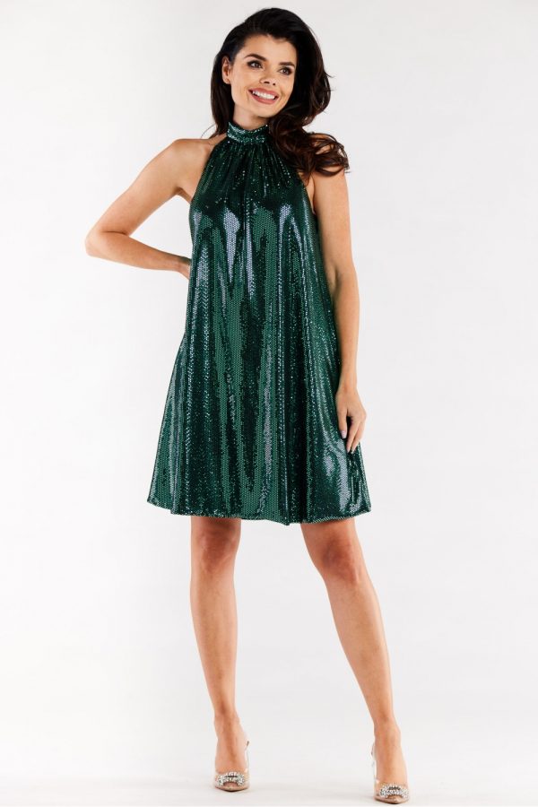 green Evening dress model 174325 awama