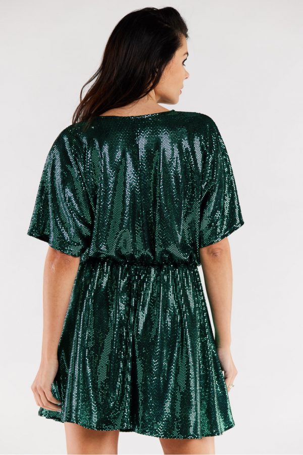 green Evening dress model 174332 awama