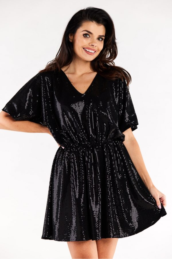 black Evening dress model 174334 awama