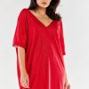 red Evening dress model 174338 awama