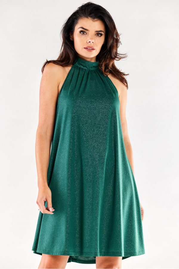 green Evening dress model 174342 awama