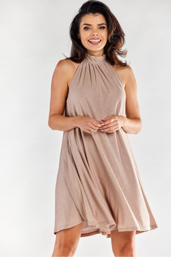 beige Evening dress model 174344 awama