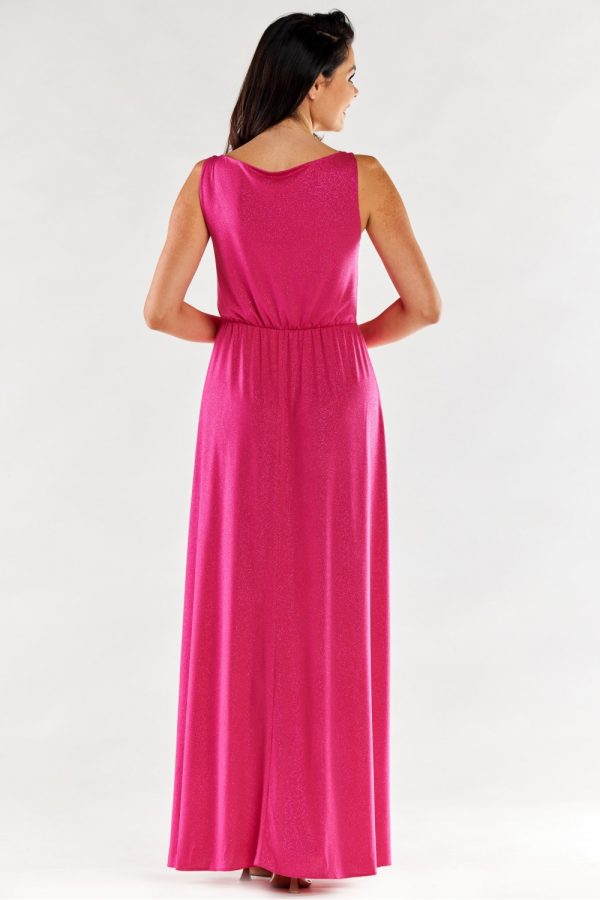 pink Long dress model 174348 awama