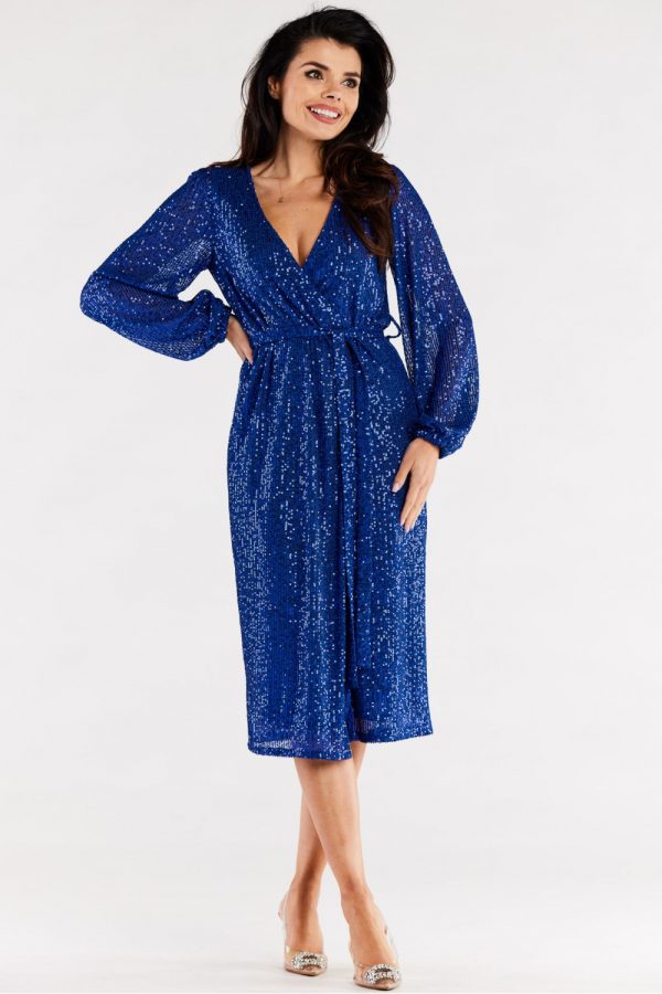 blue Evening dress model 174350 awama