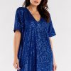 blue Evening dress model 174352 awama