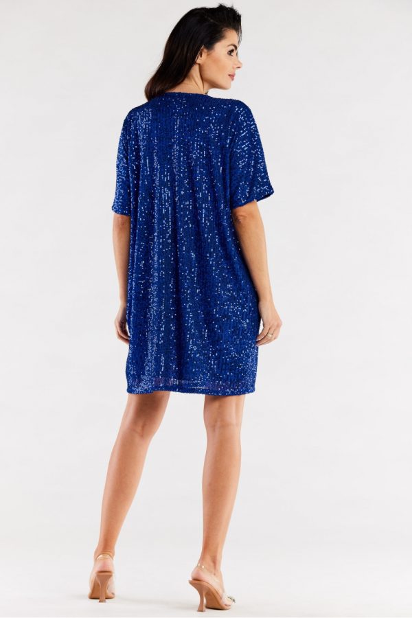 blue Evening dress model 174352 awama