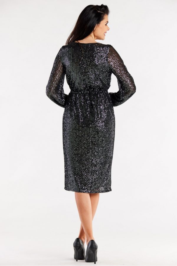 grey Evening dress model 174354 awama