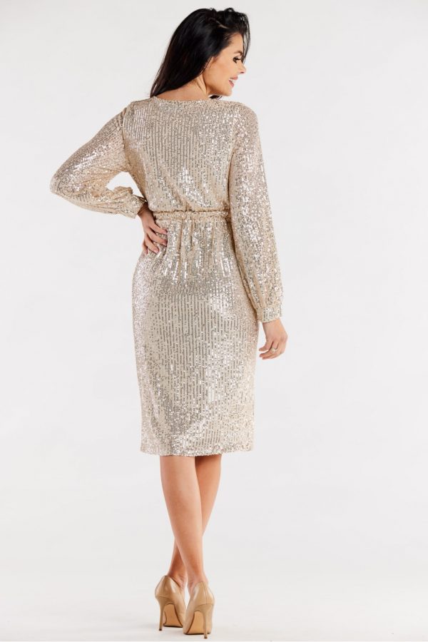 beige Evening dress model 174356 awama