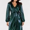 green Evening dress model 174357 awama