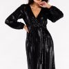 black Evening dress model 174358 awama