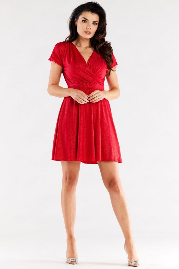 red Evening dress model 174364 awama