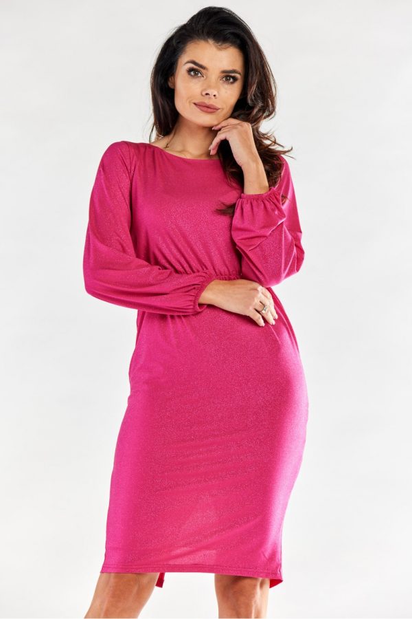 pink Evening dress model 174377 awama