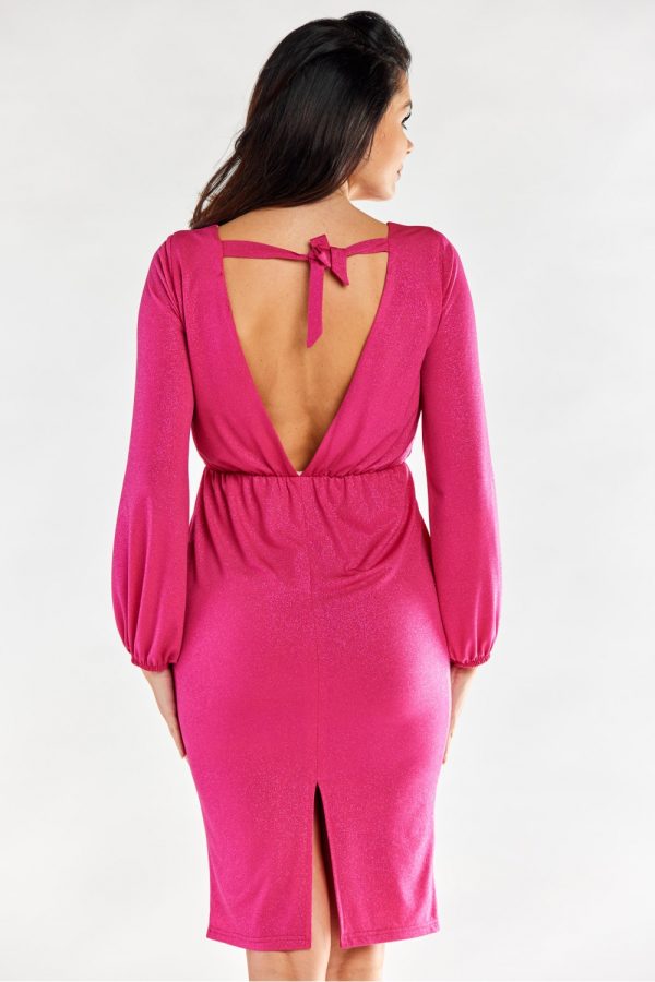 pink Evening dress model 174377 awama
