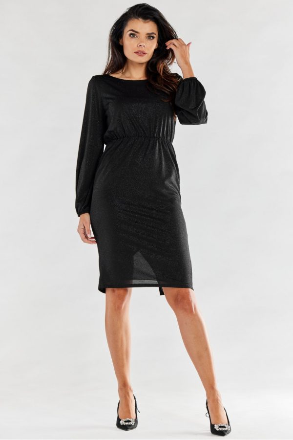 black Evening dress model 174378 awama