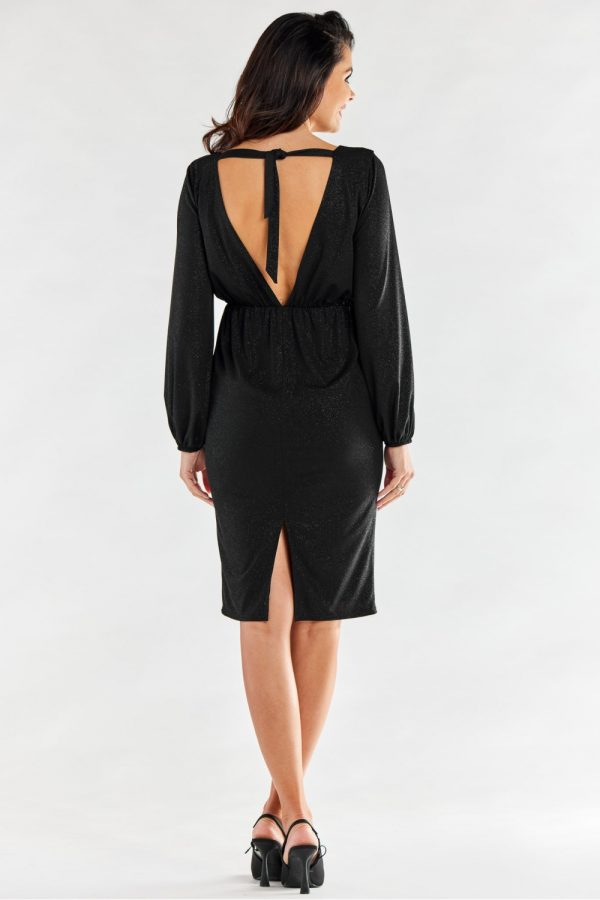 black Evening dress model 174378 awama