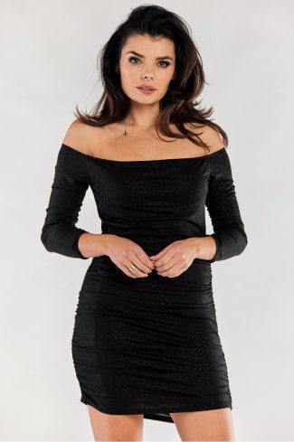 black Short dress model 174382 awama
