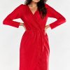 red Evening dress model 174387 awama