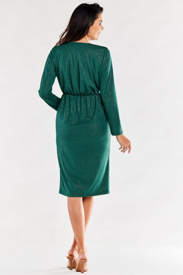 green Evening dress model 174388 awama