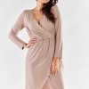 beige Evening dress model 174390 awama