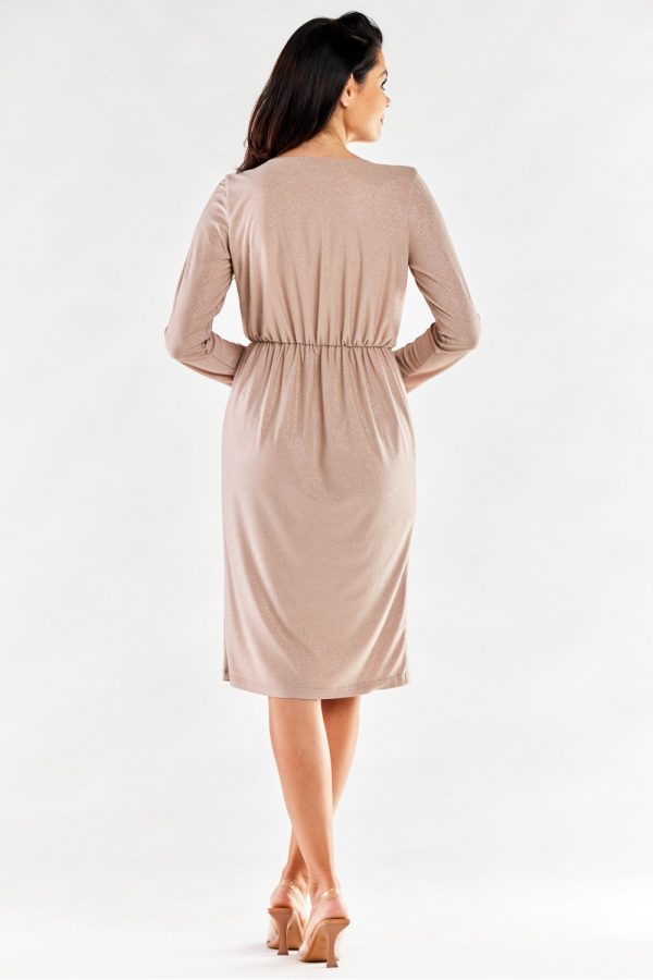 beige Evening dress model 174390 awama
