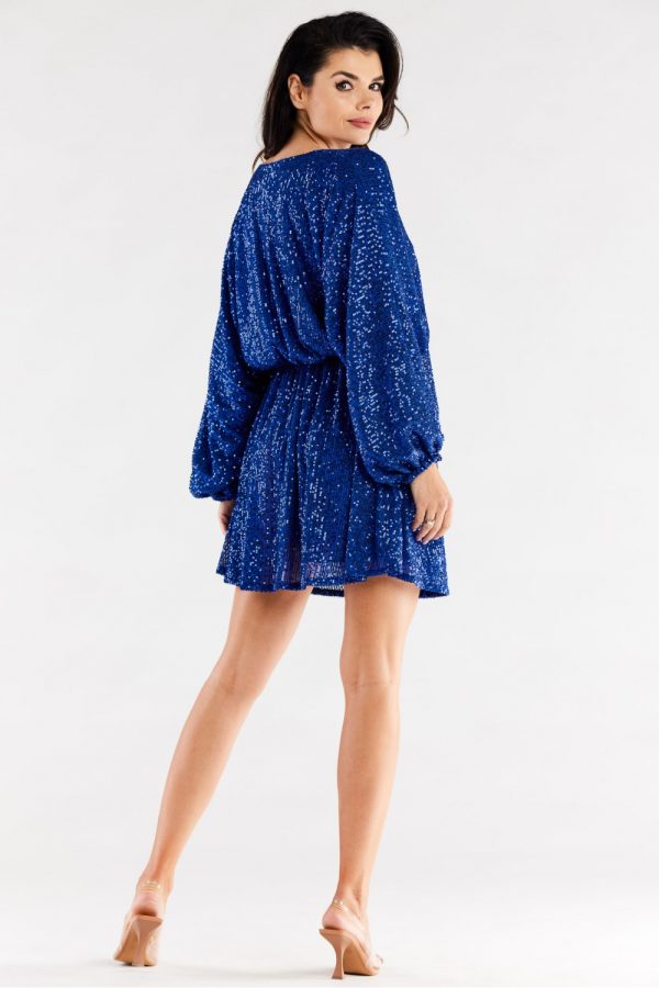 blue Evening dress model 174393 awama