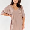beige Evening dress model 174340 awama