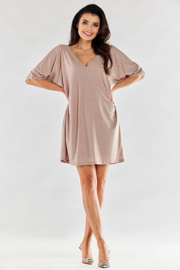 beige Evening dress model 174340 awama