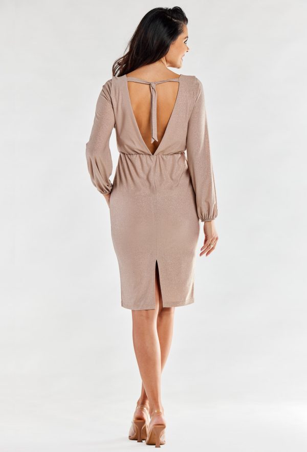 beige Evening dress model 174379 awama
