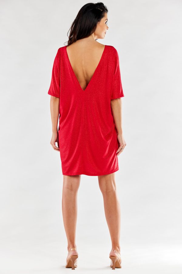 red Evening dress model 174338 awama