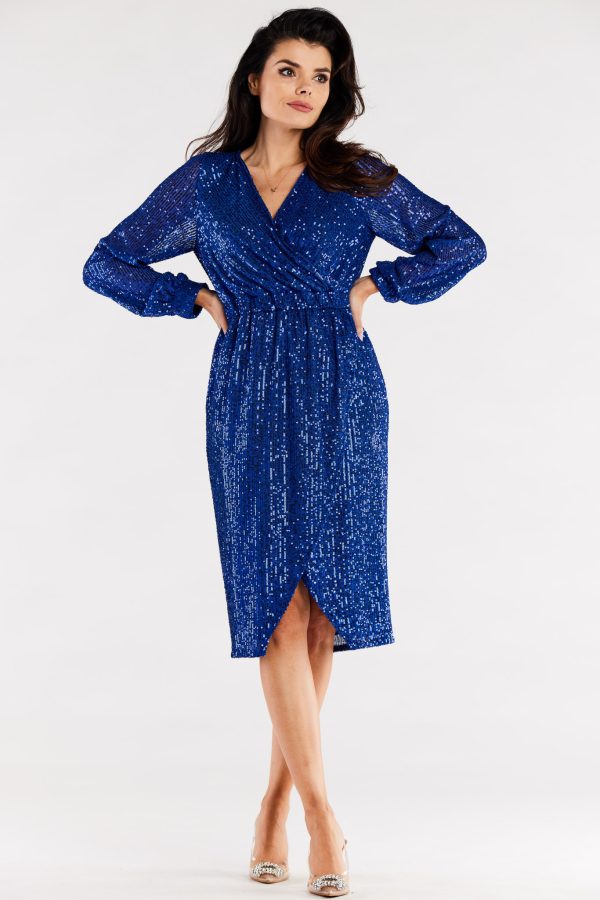 blue Evening dress model 174355 awama