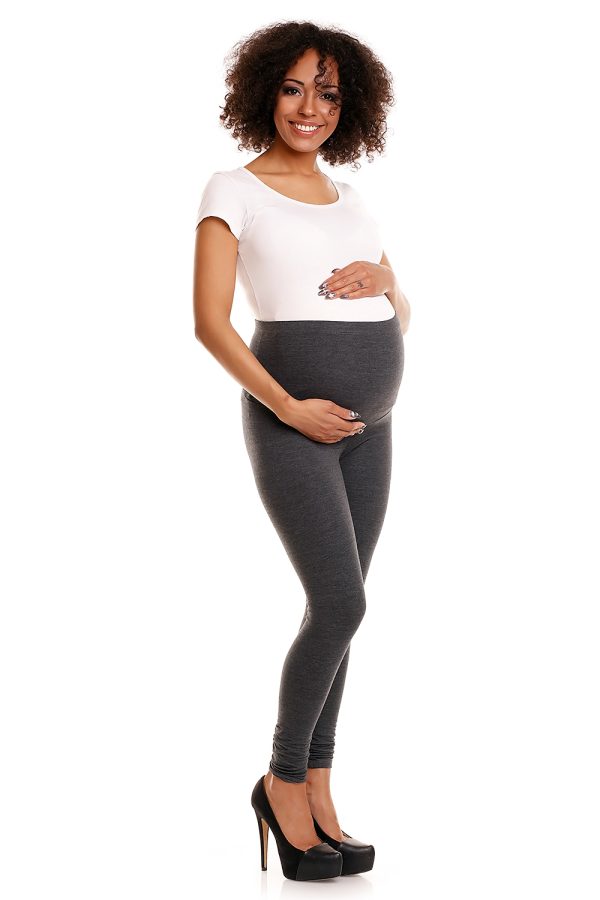 grey Maternity leggings model 174803 PeeKaBoo
