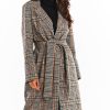 navy blue Coat model 175486 awama