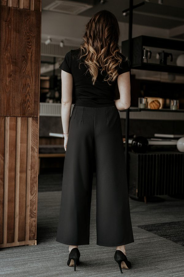 black Women trousers model 176701 Tessita