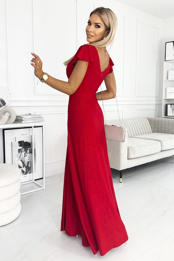 red Long dress model 177051 Numoco