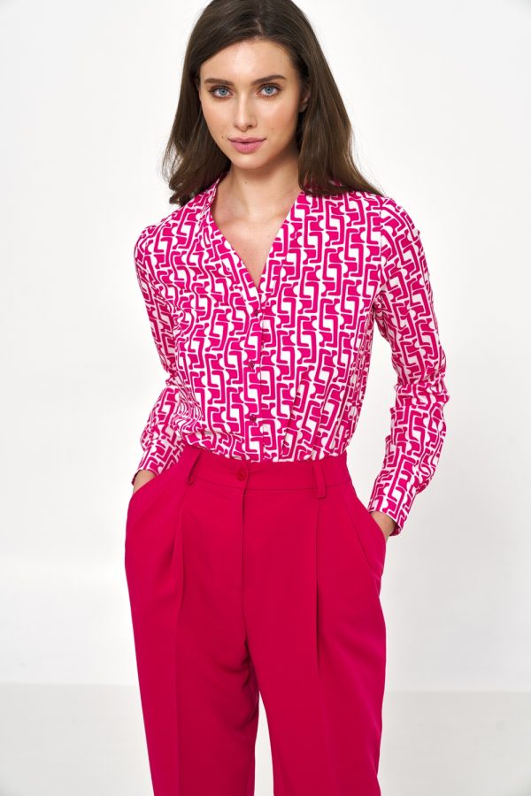 pink Long sleeve shirt model 178009 Nife