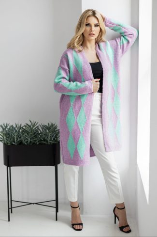 multicolor Cardigan model 178644 PeeKaBoo