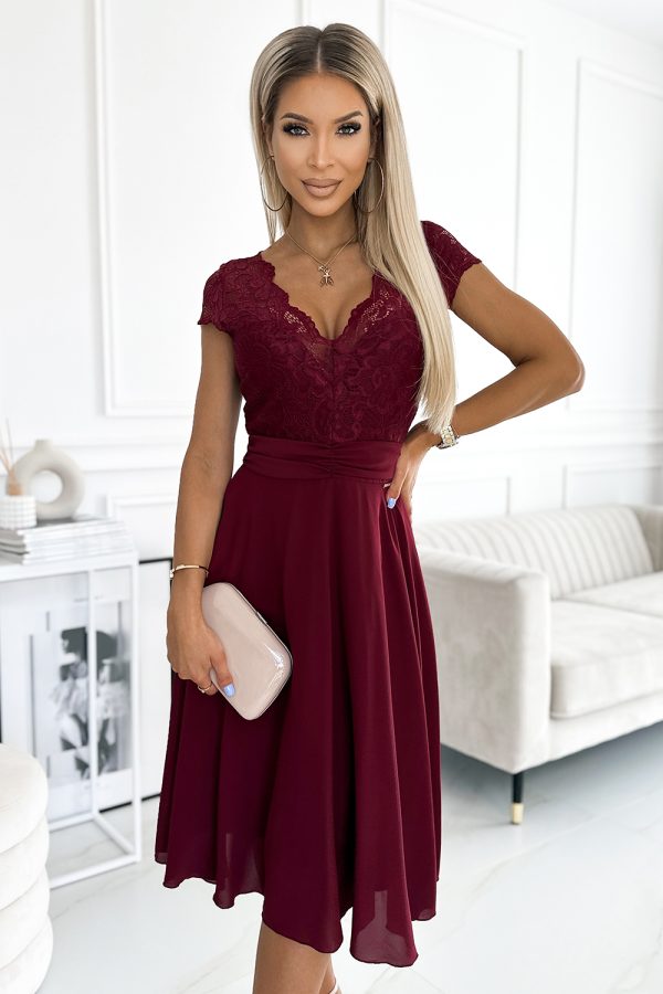 red Evening dress model 181127 Numoco