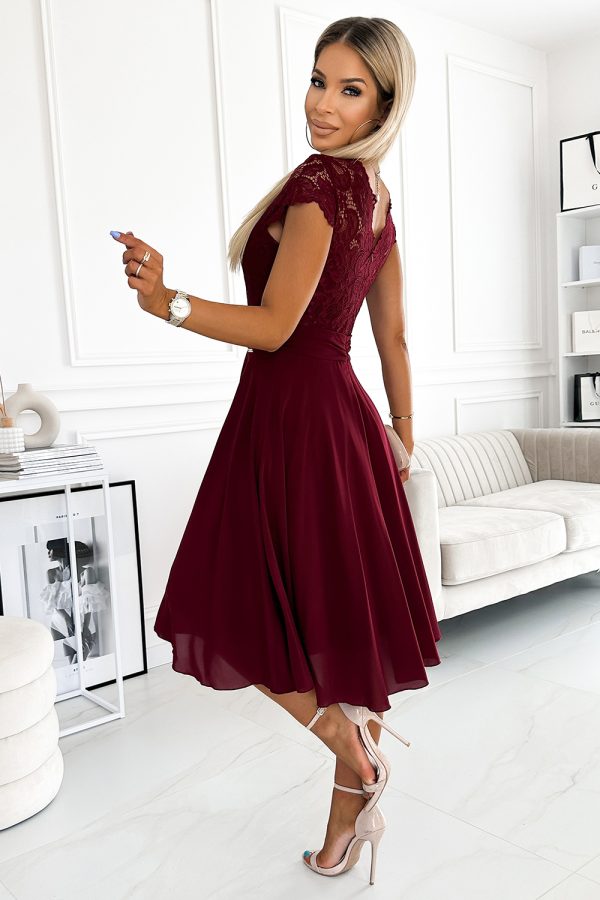 red Evening dress model 181127 Numoco