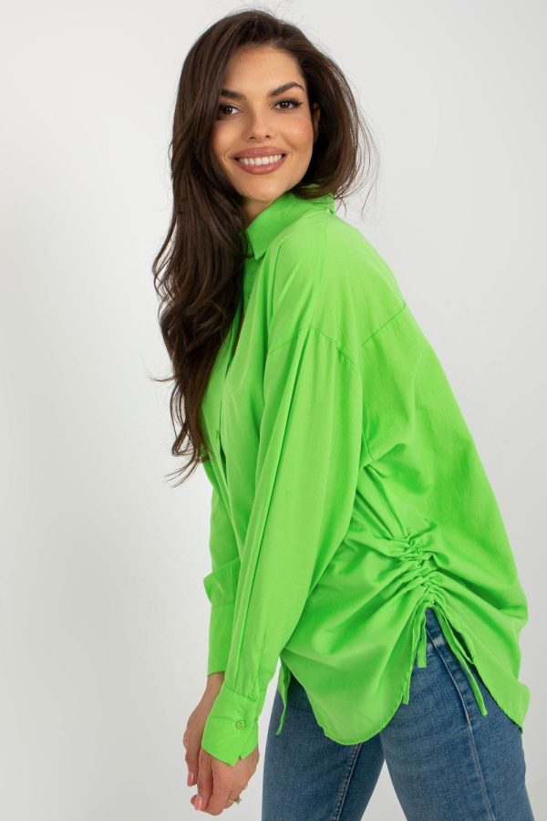 green Long sleeve shirt model 181618 Factory Price