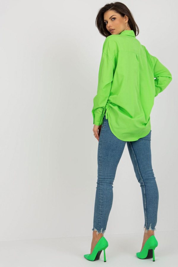 green Long sleeve shirt model 181618 Factory Price