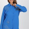 983989 blue Long sleeve shirt model 181625 Factory Price
