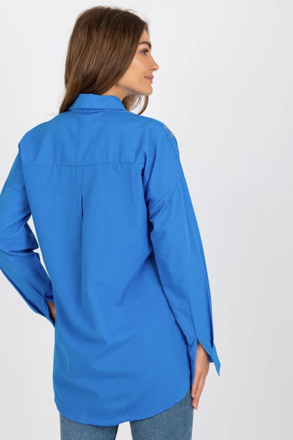 blue Long sleeve shirt model 181625 Factory Price