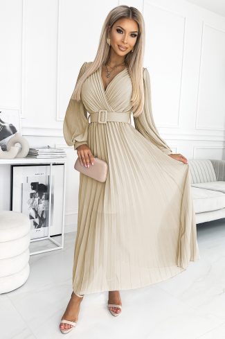beige Cocktail dress model 182504 Numoco